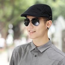 Load image into Gallery viewer, 55-59cm 60-63cm male Summer Plus Size Newsboy Caps Men Casual Ivy Hat Pure Cotton Flat Peaked Cap Women Big Size Beret Hats
