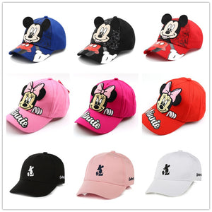 Children Popular America Captain Cap  100% Cotton Baby Boy Hat Cartoon Mickey Hat Snapback Baseball Cap Kids Adjustable Sun Caps