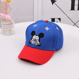 Children Popular America Captain Cap  100% Cotton Baby Boy Hat Cartoon Mickey Hat Snapback Baseball Cap Kids Adjustable Sun Caps