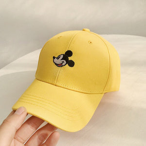 Children Popular America Captain Cap  100% Cotton Baby Boy Hat Cartoon Mickey Hat Snapback Baseball Cap Kids Adjustable Sun Caps