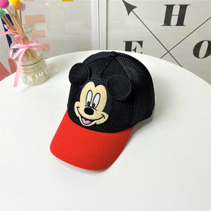 Children Popular America Captain Cap  100% Cotton Baby Boy Hat Cartoon Mickey Hat Snapback Baseball Cap Kids Adjustable Sun Caps