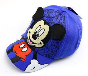 Children Popular America Captain Cap  100% Cotton Baby Boy Hat Cartoon Mickey Hat Snapback Baseball Cap Kids Adjustable Sun Caps