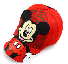 Load image into Gallery viewer, Children Popular America Captain Cap  100% Cotton Baby Boy Hat Cartoon Mickey Hat Snapback Baseball Cap Kids Adjustable Sun Caps
