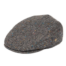Load image into Gallery viewer, VOBOOM Ivy Cap Herringbone Flat Caps 50% Wool Tweed Scally Hat Bunnet Paddy Dai Cheese-cutter Driving Hats 200
