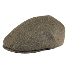Load image into Gallery viewer, VOBOOM Ivy Cap Herringbone Flat Caps 50% Wool Tweed Scally Hat Bunnet Paddy Dai Cheese-cutter Driving Hats 200
