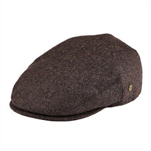 Load image into Gallery viewer, VOBOOM Ivy Cap Herringbone Flat Caps 50% Wool Tweed Scally Hat Bunnet Paddy Dai Cheese-cutter Driving Hats 200
