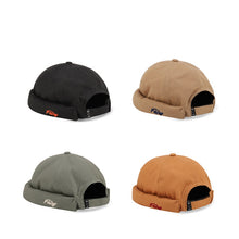 Load image into Gallery viewer, Men's Women's Hip Hop Caps Without Brim Embroidery Letter Street Dancer Beanies Cotton Adjustable
