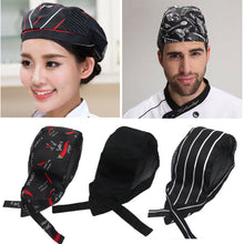 Load image into Gallery viewer, Various Waiter Skull Caps Unisex Baker Cook Hats Restaurant Kitchen Chef Hats Women Men Catering Aprons Hats Restaurant work cap
