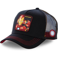 Load image into Gallery viewer, Capslab Dragon Ball Z Mesh Hat Panther Anime IRON MAN Comics BUU TAZ ROAD Trucker Baseball Cap VEGETA Dad Hat Snapback
