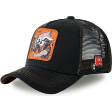 Load image into Gallery viewer, Capslab Dragon Ball Z Mesh Hat Panther Anime IRON MAN Comics BUU TAZ ROAD Trucker Baseball Cap VEGETA Dad Hat Snapback
