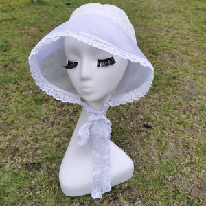 White Black Women Sun Hat with Neck Flap Wide Brim Outdoor Ladies Floppy Travel Packable UV Hat Lace Up Wide Brim Hat